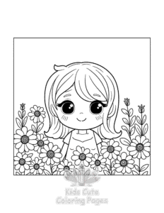Printable Little Corner coloring sheet for preschoolers