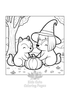 Printable Little Corner coloring sheet for preschoolers