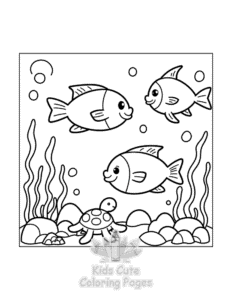 Easy Little Corner coloring sheet for young children