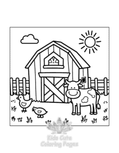Printable Little Corner coloring sheet for preschoolers