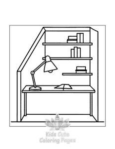 Little Corner coloring page for girls, free to print