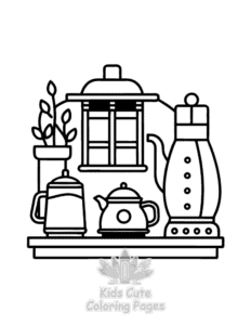 Little Corner coloring page for boys, printable at home