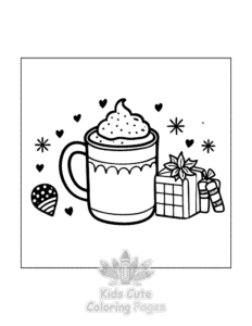 Little Corner coloring page for classroom activities