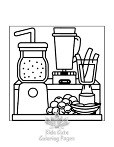 Easy Little Corner coloring sheet for young children
