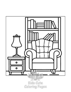 Little Corner coloring page for classroom activities