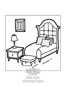 Easy Little Corner coloring sheet for young children