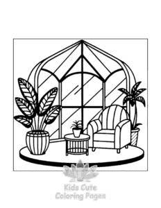 Free printable Little Corner coloring page for kids