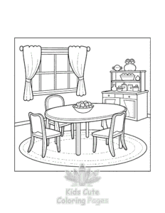 Free printable Little Corner coloring page for kids
