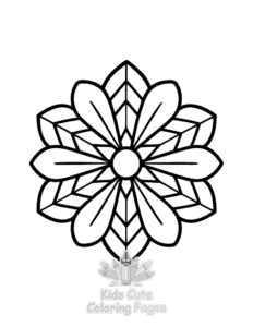 Free Mandala for Little Minds coloring pages to print at home