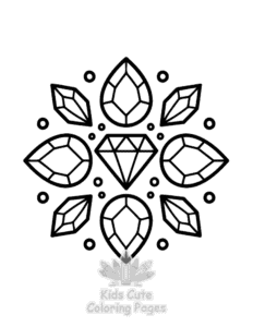 Mandala for Little Minds coloring page for classroom activities