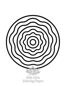 Mandala for Little Minds coloring page for boys, printable at home