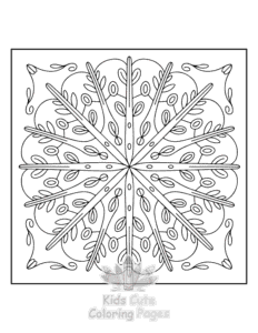 Free Mandala Nature coloring pages to print at home
