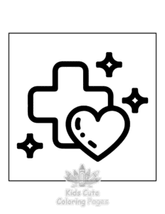 Free Medical Girly coloring pages to print at home