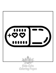 Free printable Medical Girly coloring page for kids