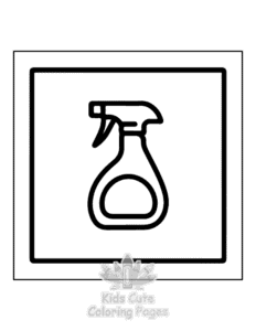 Simple Medical Girly coloring page for toddlers