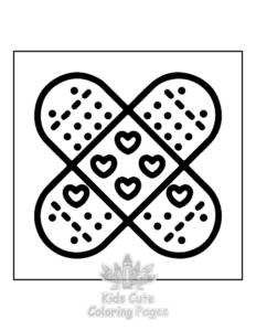 Free printable Medical Girly coloring page for kids