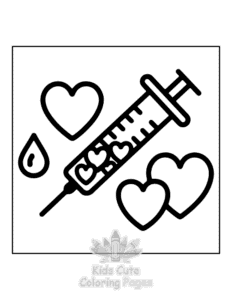 Free Medical Girly coloring pages to print at home