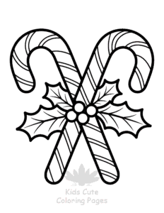 Merry Christmas coloring page for girls, free to print