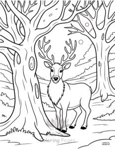 Merry Christmas coloring page for boys, printable at home