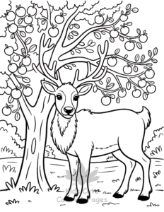 Simple Merry Christmas coloring page for toddlers