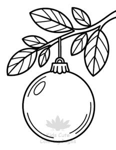 Free printable Merry Christmas coloring page for kids