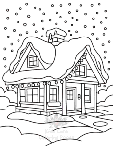 Free printable Merry Christmas coloring page for kids