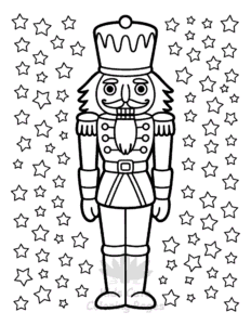 Easy Merry Christmas coloring sheet for young children
