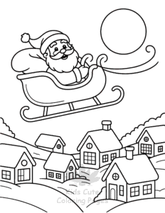 Free Merry Christmas coloring pages to print at home