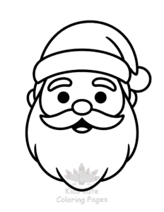 Free printable Merry Christmas coloring page for kids