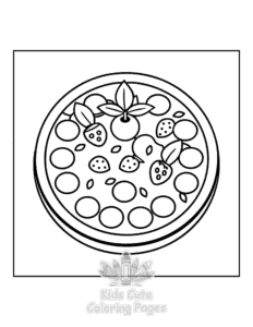 Mexican Treats coloring page for boys, printable at home