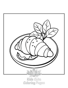 Mexican Treats coloring page for girls, free to print