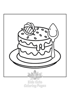 Free printable Mexican Treats coloring page for kids