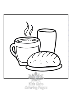Easy Mexican Treats coloring sheet for young children