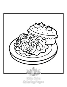 Free Mexican Treats coloring pages to print at home