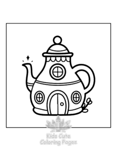 Mini Garden coloring page for classroom activities