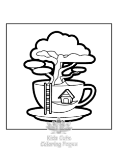 Free Mini Garden coloring pages to print at home