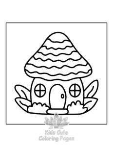Mini Garden coloring page for girls, free to print