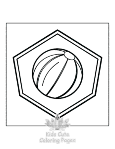 Minimal Art coloring page for boys, printable at home