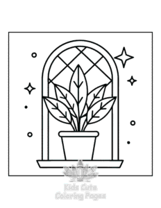 Free Minimal Art coloring pages to print at home