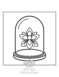 Minimal Art coloring page for boys, printable at home