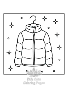 Simple Minimal Art coloring page for toddlers