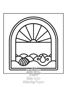 Free printable Minimal Art coloring page for kids