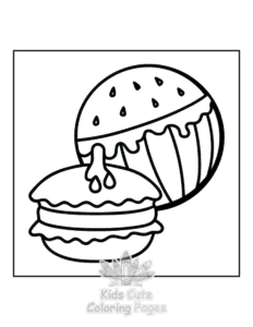 Minimal Art coloring page for boys, printable at home