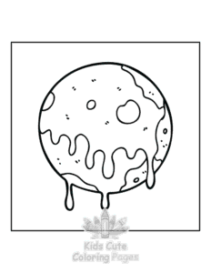 Free printable Minimal Art coloring page for kids