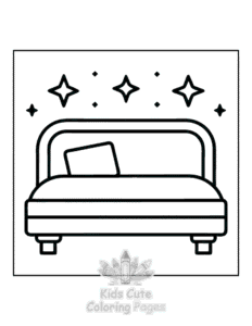Minimal Art coloring page for classroom activities