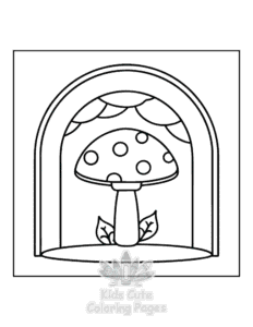 Printable Minimal Art coloring sheet for preschoolers