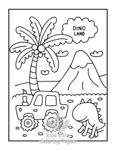 Monster Truck coloring page for classroom activities