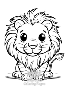 My First coloring page for classroom activities