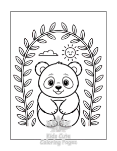 Free Panda coloring pages to print at home