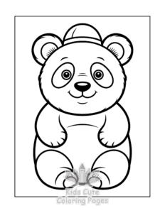 Free Panda coloring pages to print at home